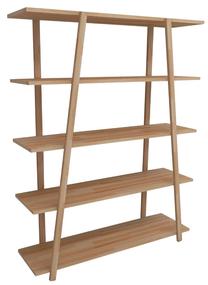 Pastatoma lentyna Kalune Design Soft Natural, medžio sp., 145 cm x 30 cm x 115 cm
