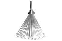 Lapų grėblys vėduoklinis Flo 99391, be koto, sidabro sp.