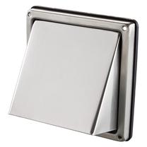 Välisventilatsiooni restid Haushalt, roostevaba teras, 137 mm x 137 mm, 97 mm
