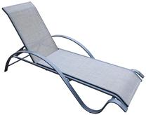 Lauko gultas Home4you Boston, šviesiai pilka sp., 194 cm x 67 cm x 95 cm