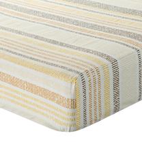 Простыня Classic PRZI-02, белый цв./горчичный цв./коричневый цв., 180 x 200 cm, на резинке