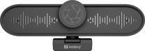 Web kamera Sandberg All-in-1 ConfCam 4K 4Mic, melna krās., CMOS