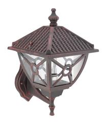 Õue seinavalgusti Domoletti EL-789UP, 60W, E27, IP44, must v./punane v., 22.5 cm x 33 cm
