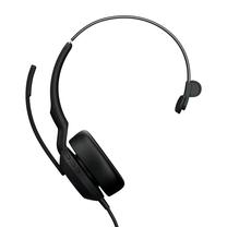 Vadu austiņas Jabra Evolve2 50 MS Mono, melna krās.
