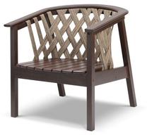 Õuetool Calme Jardin Catalina CAL_ARM_154_F2_CATALINA1, tumepruun v., 65 cm x 67 cm x 68 cm