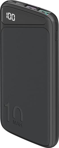 Lādētājs-akumulators (Power bank) Goobay, 10000 mAh, melna krās.