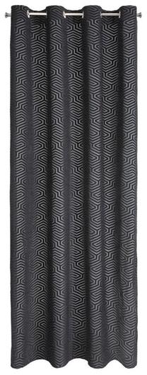 Nakts aizkari ZKIA-05, melna krās., 140 cm x 250 cm