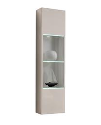 Vitrina ASM Fly 42, smėlio, 40 cm x 29 cm x 170 cm