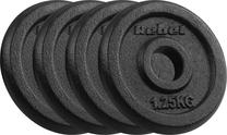 Diskinis svoris Rebel Active, 4 x 1.25 kg