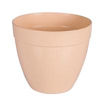 Puķu pods Plasticotto Touch 20-274, plastmasa, Ø 20 cm, brūna krās.