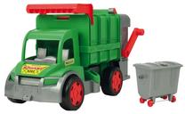 Игрушечный мусоровоз Wader Giant Garbage Truck 65cm 67015, зеленый цв.