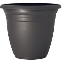 Gėlių vazonas Domoletti TE000021-120, plastikinis, Ø 21 cm, pilka sp.