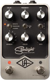 Электрогитарный процессор Universal Audio UAFX Starlight Echo Station - Guitar Effect, черный цв./серый цв.