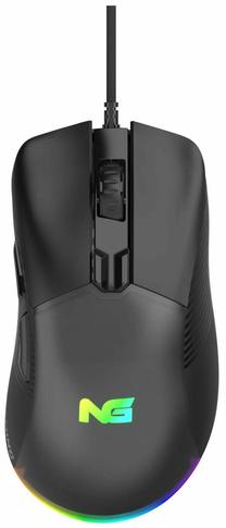 Laidinė žaidimų pelė Nordic Stealth RGB, juoda sp.