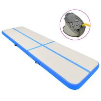 Гимнастический мат VLX Mats Gymnastics, белый цв./темно-синий цв., 700 см x 100 см x 15 см