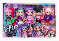 Lėlių rinkinys FunVille K-Pop Diva Squad Junior Idols 81165, 12 cm, įvairių spalvų