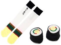Vyriškos kojinės Sukeno Sushi Futomaki 79A28208B, ruda sp./balta sp./juoda sp., 36-45, 2 vnt.