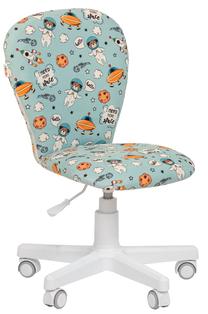 Vaikiška darbo kėdė Chairman Kids 105 Space, 38 x 56 x 81 - 94 cm, balta sp./įvairių spalvų/žydra sp.