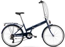 Velosipēds salokāms Romet Jubilat Eco, 24 ", 15" rāmis, zila krās.