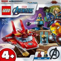 Konstruktorius LEGO Marvel Keršytojai Geležinis žmogus prieš Thanos 76170, 103 vnt.