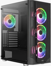 Kompiuterio korpusas AeroCool Prism G-BK-V3, juoda sp.