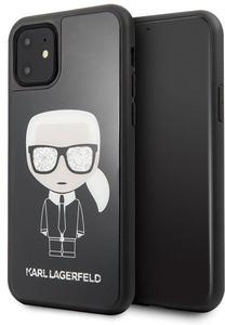 Telefona vāciņš Karl Lagerfeld, melna krās., Apple