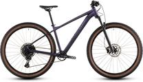 Dviratis kalnų Cube Attention SLX, 27.5 ", XS rėmas, juoda sp./violetinė sp.