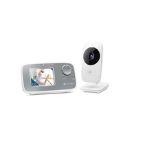 Mobili auklė Motorola VM482, balta sp./pilka sp.