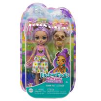 Lėlė - figūrėlė Mattel Enchantimals Hero Puppy Pena HKN11, 10 cm