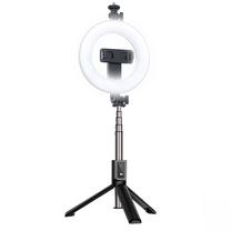 CP X2 LED 16cm Įkraunama Selfie Lempos su BT Valdikliu ir Lankstymu + 20-90cm Stovu + Telefono Laikiklis