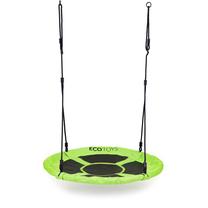 Ligzdas šūpoles bērniem EcoToys BOC100, 100 cm, zaļa krās.