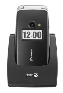 Mygtukinis telefonas Doro Primo 413, juoda sp.