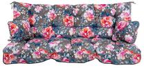 Lauko baldų pagalvė Patio Ravenna A091-23IB, pilka sp./rožinė sp., 175 x 108 cm