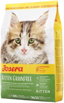 Sausā kaķu barība Josera Kitten Grainfree, mājputnu gaļa, 0.4 kg