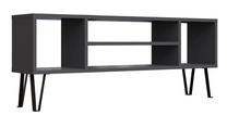 ТВ стол Kalune Design Garvin, антрацитовый цв., 120 см x 25 см x 46.6 см