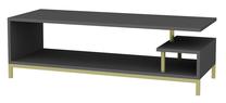 TV galds Kalune Design Reilly, antracīta krās./zelta krās., 44.6 cm x 120 cm x 37.6 cm