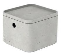 Uzglabāšanas kaste ar vāku, paredzēts uzglabāšanai/rotaļlietām Curver 243398, 3 l, pelēka krās., 17 x 17 x 13 cm