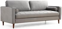 Sofa Hanah Home Rome 560ARE1335, pilka sp., 90 x 215 cm x 70 cm