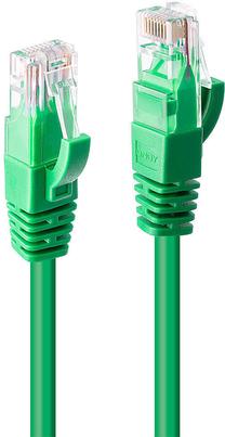 Сетевой кабель Lindy Cat.6 U/UTP PVC RJ-45, RJ-45, 0.5 м, зеленый
