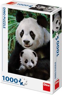 Dėlionė Dino Panda with baby, 1000 vnt.