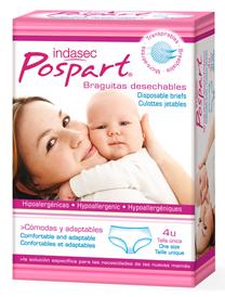 Sauskelnės Indasec Pospart, 4 vnt.