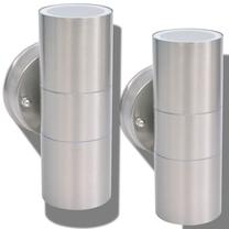 Sieninis lauko šviestuvas VLX Downwards B4212, 50W, GU10, IP44, sidabro sp., 9 cm x 11 cm