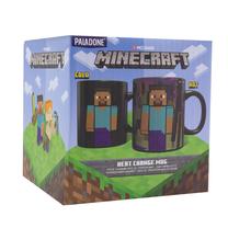 Krūzīte Paladone Enderman Heat Change, melna krās., 325 ml