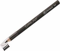Карандаш для бровей, с кистью Dermacol Eyebrow Pencil, 1.6 г, коричневый цв. 3