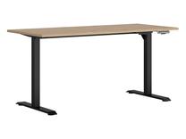 Datorgalds regulējams augstums Space Office, 160 cm x 68 cm, 72 - 120 cm, ozola krās./melns krās.