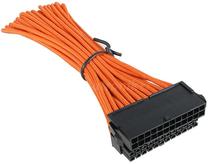 Vads BitFenix ATX 24pin Male, ATX 24pin Female, 0.3 m, melna krās./oranža krās.