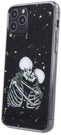 Чехол для телефона OEM Romantic Skeletons 1, белый цв./черный цв., Samsung