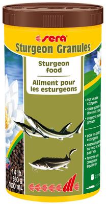 Maistas žuvims Sera Sturgeon Granules, 0.65 kg