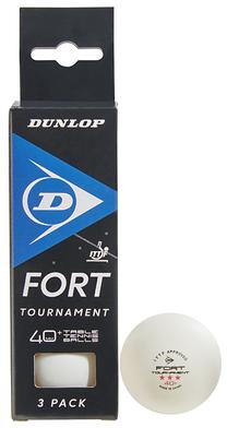 Мячик для настольного тенниса Dunlop, 40 мм, 3 шт.