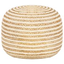 Pufas VLX Handmade 248073, smėlio ruda sp., 40 cm x 40 cm x 30 cm